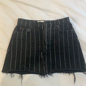 Reformation denim skirt